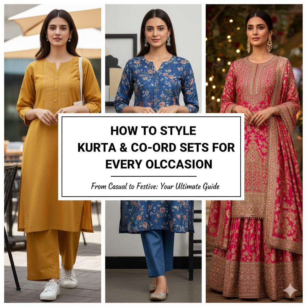 How to Style Kurta & Co-Ord Sets for Every Occasion