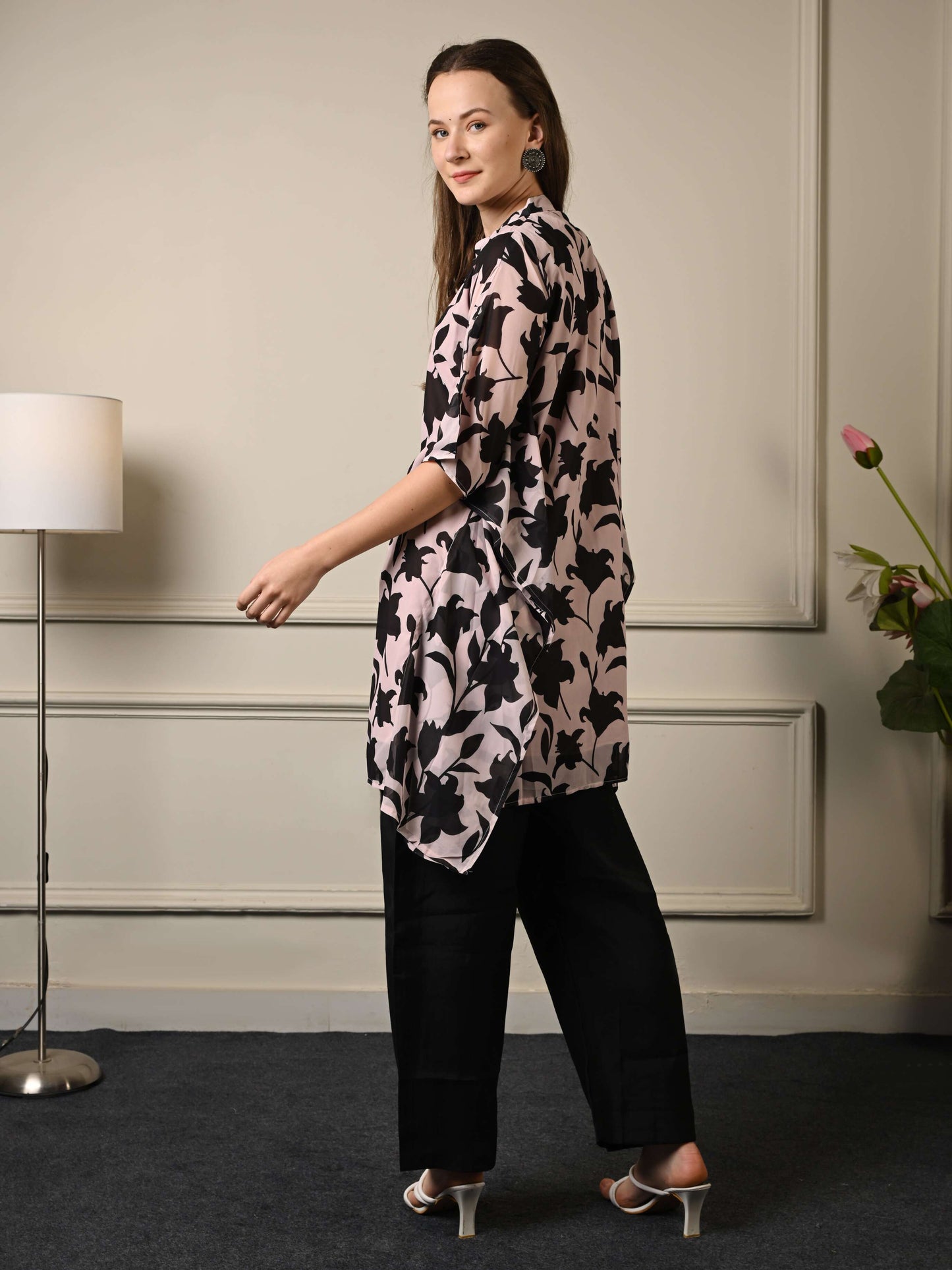 Black Kaftan Coord set