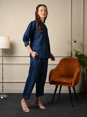 Blue Denim Coord Set