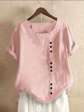 Blush Pink Stylish Long Top