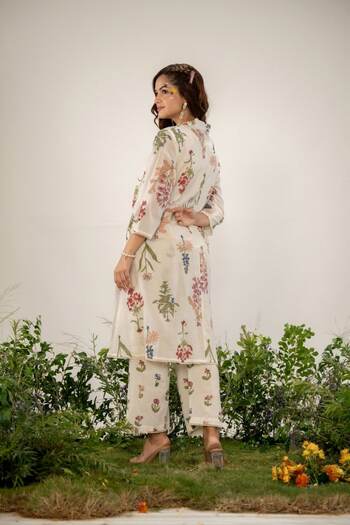Pale Mocha Organic Cotton  Kurta Set