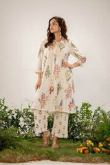 Pale Mocha Organic Cotton  Kurta Set