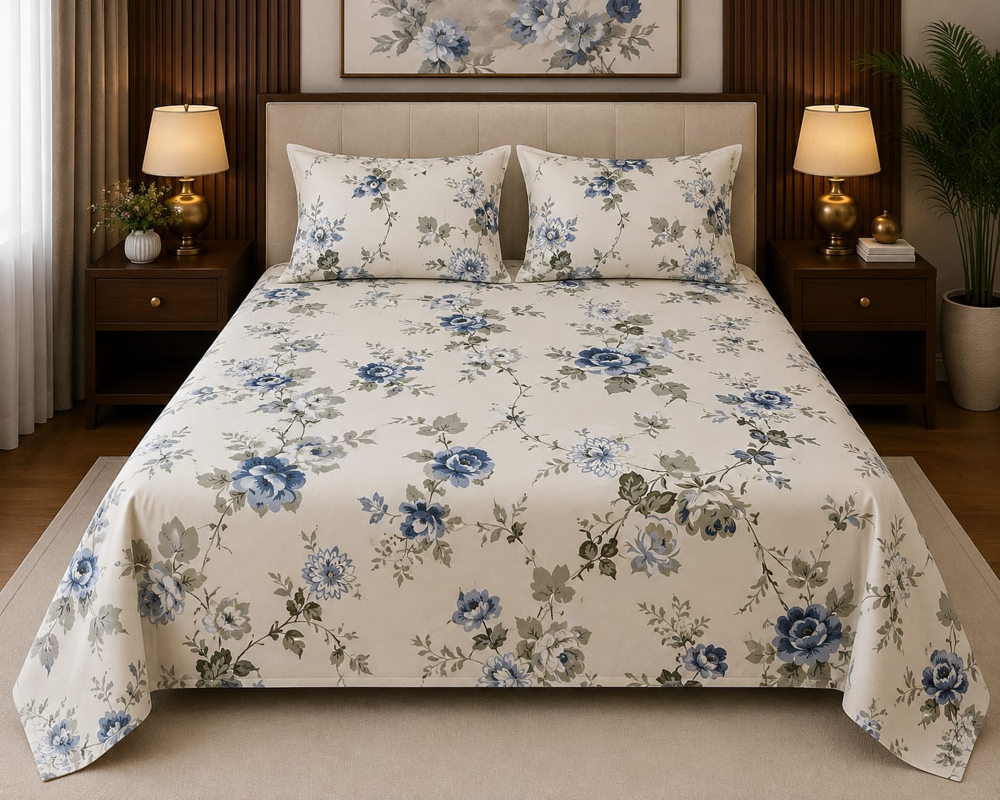 Serenity Pastel Bedsheet
