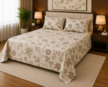 Melania Floral Bedsheet