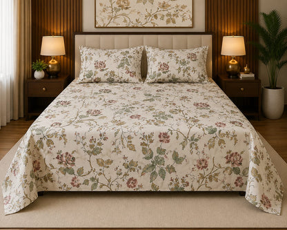 Melania Floral Bedsheet