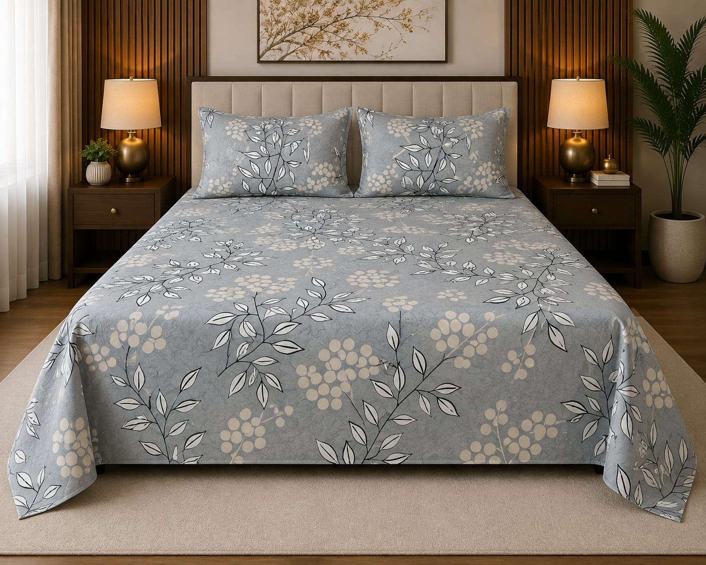 Pristine Pastel Bedsheet