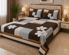 Santorini Brown Bedsheet